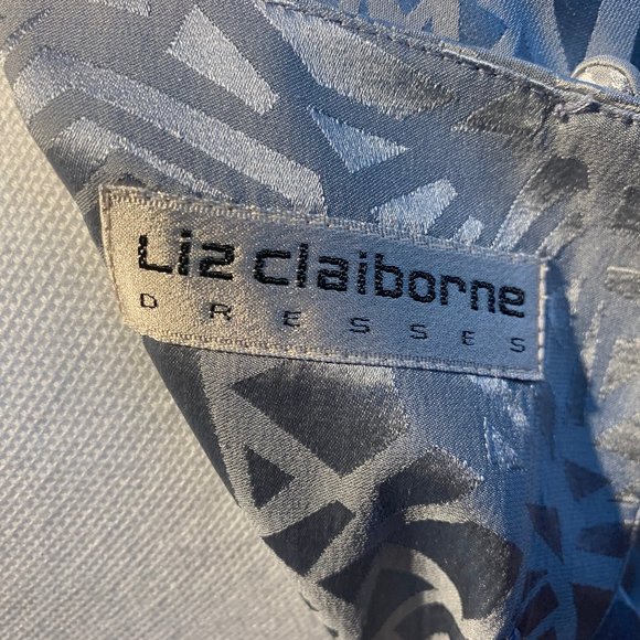 Gorgeous Vintage 100% Silk Gray Dress - Picture 11 of 11